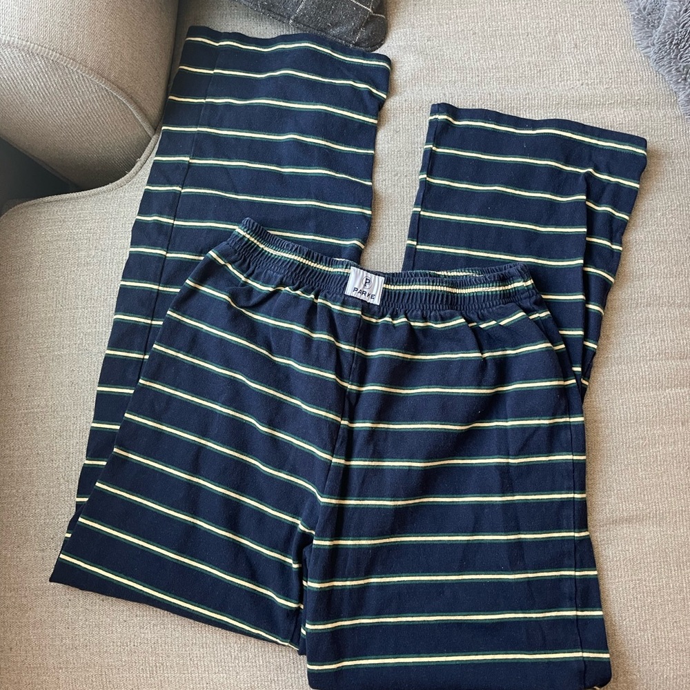 Parke Denim Stripe Lounge Pants - size S